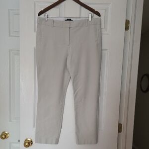 Talbots Straight-Leg Pants in Light Taupe